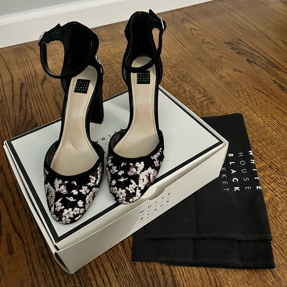 White House Black Market Piper Heels Womens size 8.5